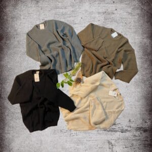 بافت یونیسکس زارا ترک - پلیور یقه گرد لش مردانه و زنانه (ZARA)